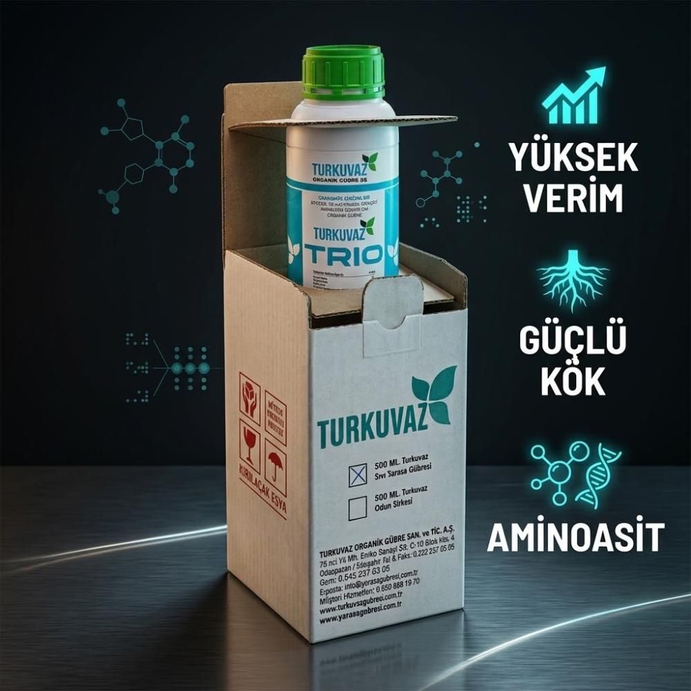 Turkuvaz Trio Deniz Yosunu + Yarasa Gübresi + Aminoasit Sıvı Organik Gübre