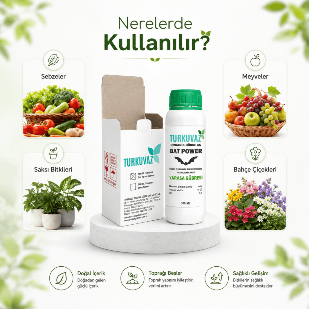 Turkuvaz Bat Power Organik Sıvı Yarasa Gübresi (Konsantre)