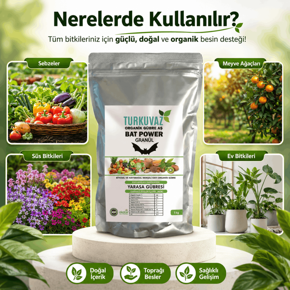 Turkuvaz Bat Power Granül Yarasa Gübresi