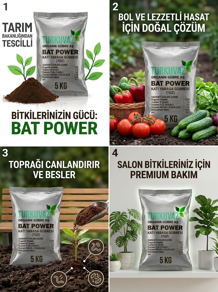 Bat Power Micron – Guano de chauve-souris en poudre micronisée (pur)