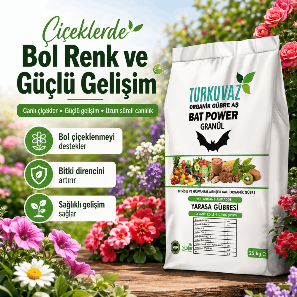 Turkuvaz Bat Power Granül Yarasa Gübresi