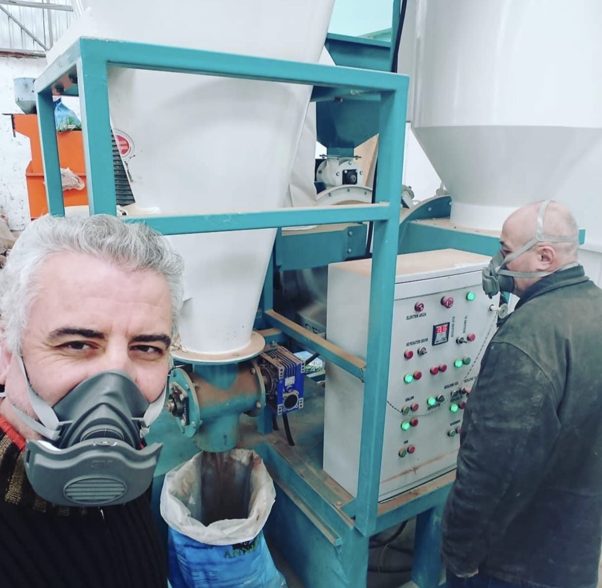 Ligne de production d'engrais organique