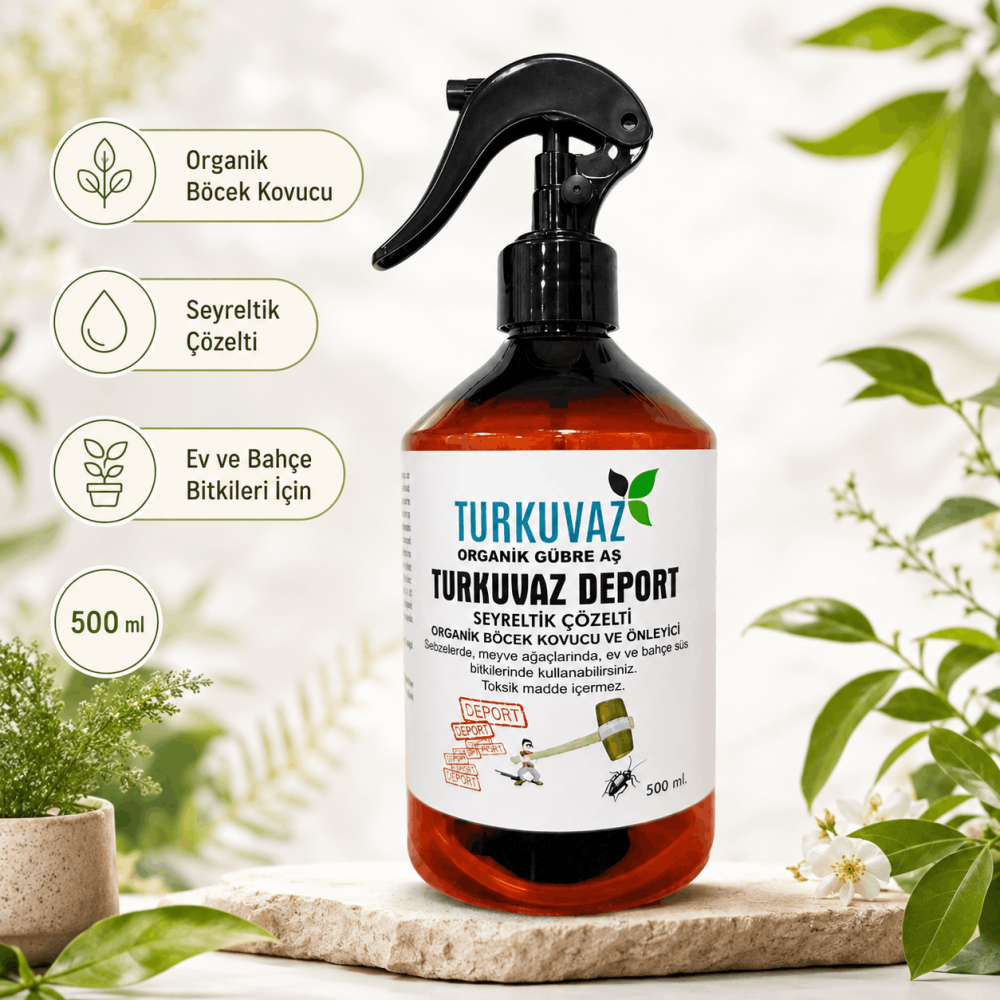 Turkuvaz Deport – Spray à l’huile de neem, répulsif et nettoyant foliaire
