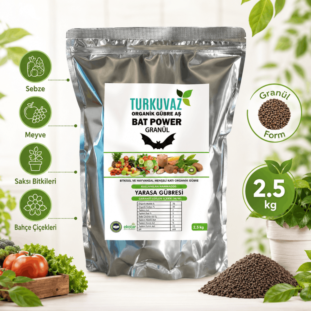 Turkuvaz Bat Power Granül Yarasa Gübresi