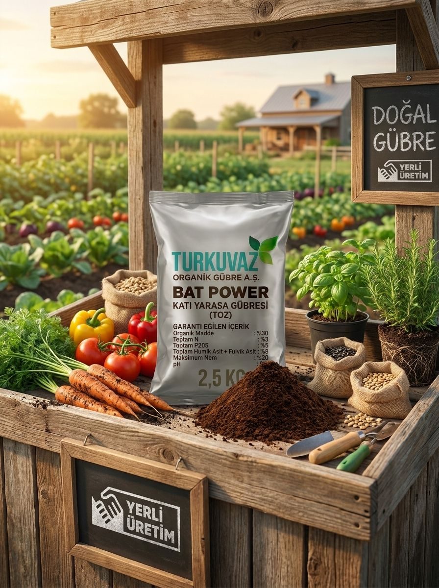 Turkuvaz Bat Power Organik Mikron Toz Yarasa Gübresi (Katkısız)